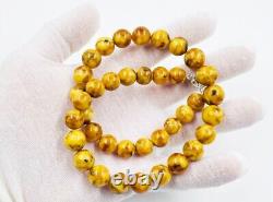 Natural Baltic Amber Necklace Amber Beads Amber beaded Jewelry Pressed