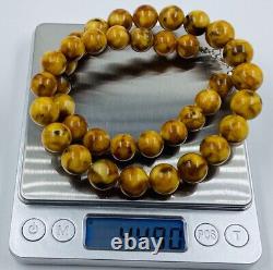 Natural Baltic Amber Necklace Amber Beads Amber beaded Jewelry Pressed