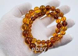 Natural Baltic Amber Necklace Amber Beads Necklace Amber Jewerly Kolye pressed