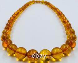 Natural Baltic Amber Necklace Amber Beads Necklace Amber Jewerly Kolye pressed