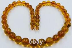 Natural Baltic Amber Necklace Amber Beads Necklace Amber Jewerly Kolye pressed