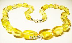 Natural Baltic Amber Necklace Amber Jewellery Gem Amber Silver Necklace