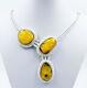 Natural Baltic Amber Necklace Antique Amber Collier Women's Jewelry Necklace