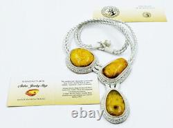 Natural Baltic Amber Necklace Antique Amber Collier Women's Jewelry Necklace