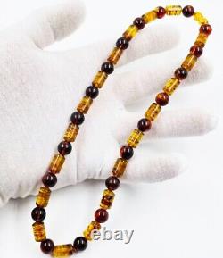 Natural Baltic Amber Necklace Genuine Amber Beads Necklace pressed