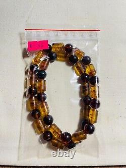 Natural Baltic Amber Necklace Genuine Amber Beads Necklace pressed