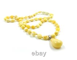 Natural Baltic Amber Necklace Pendant Genuine Baltic Amber Beads