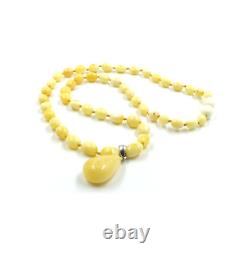 Natural Baltic Amber Necklace Pendant Genuine Baltic Amber Beads