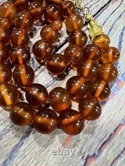 Natural Baltic Amber Old Russian Prayer Beads 31G Tasbih
