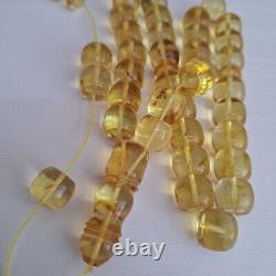 Natural Baltic Amber Prayer 33 Beads Misbaha Tasbih Rosary 61g