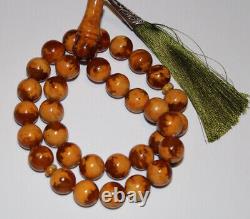 Natural Baltic Amber Prayer Beads 82 G Misbaha Tasbih