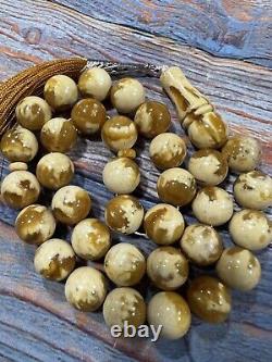 Natural Baltic Amber Prayer Beads 82G Misbaha Tasbih