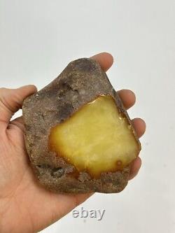 Natural Baltic Amber Stone 194grams Raw White Royal stone