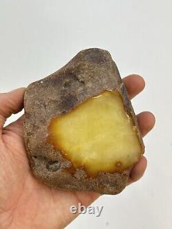 Natural Baltic Amber Stone 194grams Raw White Royal stone