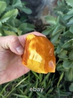 Natural Baltic Amber Stone 274 grams Raw White Royal stone kahraman