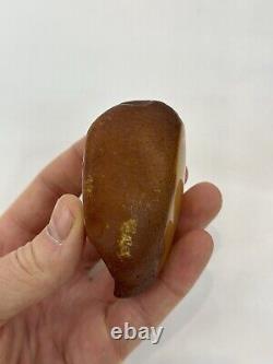 Natural Baltic Amber Stone 90 gramsRaw White Royal stone