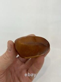 Natural Baltic Amber Stone 90 gramsRaw White Royal stone