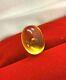 Natural Baltic Amber Stone with mowing water 40 millions year bubble inside