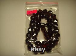 Natural Baltic Amber Tasbih Amber Muslim Islamic Turkish Prayer pressed