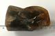 Natural Baltic Amber stone unpolished honey/yellowithblack 96.1 g