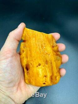 Natural Baltic Tiger Style Amber Stone 156g