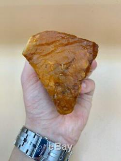 Natural Baltic Tiger Style Amber Stone 229g