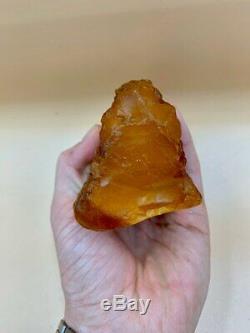 Natural Baltic Tiger Style Amber Stone 229g