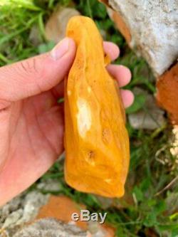 Natural Baltic Tiger Style Amber Stone 248g