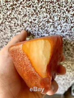 Natural Baltic Tiger Style Amber Stone 273g