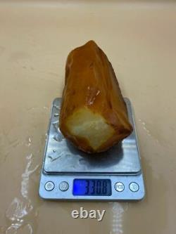 Natural Baltic Tiger Style Amber Stone 330g