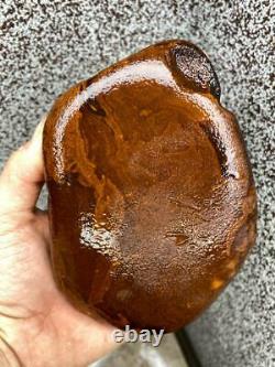 Natural Baltic Tiger Style Amber Stone 414g