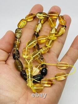 Natural Baltic amber 33,5 gram ISLAMIC 27 beads