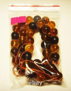 Natural Baltic amber Tabsih Misbah ISLAMIC PRAYER Beads Kehribar pressed