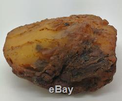 Natural Baltic amber rough stone