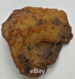 Natural Baltic amber rough stone