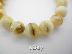 Natural Baltic amber set necklace and bracelet