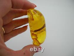 Natural Baltic amber stone
