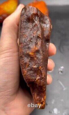 Natural Baltic amber stone W 227 grams