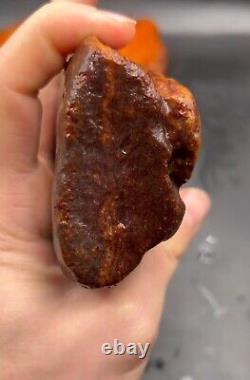 Natural Baltic amber stone W 227 grams