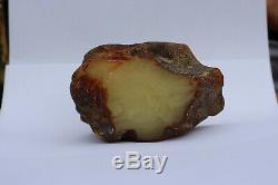 Natural Baltic amber stone w 316.7 grams
