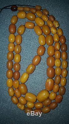 Natural Baltic butterscotch amber necklace 36.30 Grams