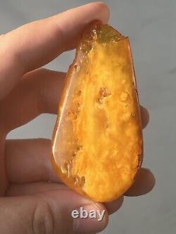 Natural Big Baltic Amber Stone, Pendant 36 grams