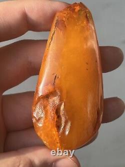 Natural Big Baltic Amber Stone, Pendant 36 grams