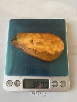 Natural Big Baltic Amber Stone, Pendant 36 grams