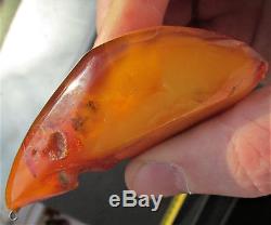 Natural Genuine Antique Butterscotch Egg Yolk Baltic Amber Pendant