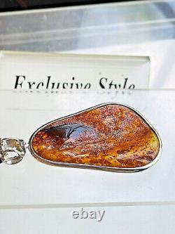 Natural Genuine Baltic Vintage Amber Necklace Egg Yolk Butterscotch Polish
