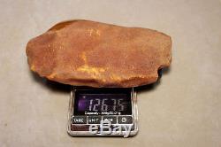 Natural Genuine Butterscotch Egg Yolk Baltic Amber Stone 126.75g
