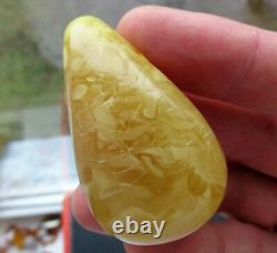 Natural Genuine Butterscotch Egg Yolk Baltic Amber Stone 23.5g