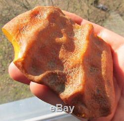 Natural Genuine Butterscotch Egg Yolk Baltic Amber Stone 98g