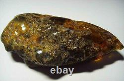 Natural Raw amber stone antique Collectibles 49gr natural Baltic amber big stone
